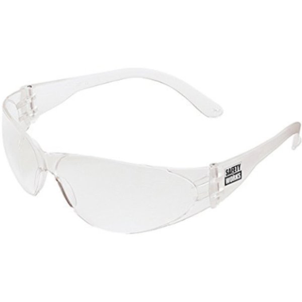 Safety Works Glasses Safety Clr/Clear Lens 10006315